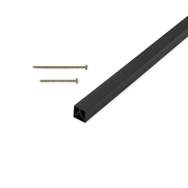 TimberTech Square Aluminum Balusters - Pack of 20 - Black - 35x22 - Horizontal