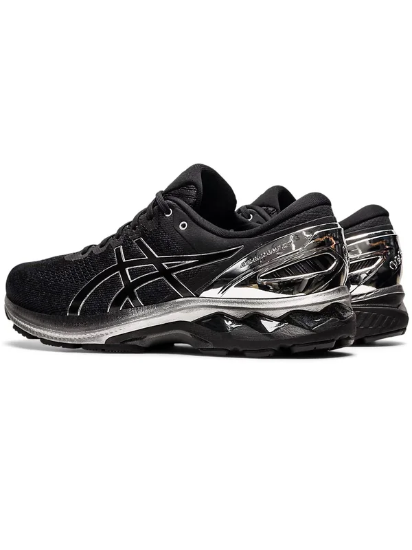 Asics Gel Kayano 27 Platinum Running Shoes Mens - Size 9, Black/Silver