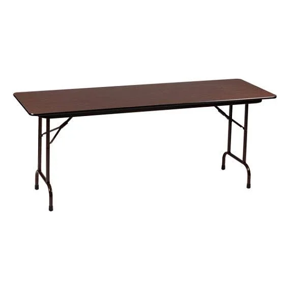 Standard Adjustable Height Folding Table (24 in. x 60 in./Yellow)
