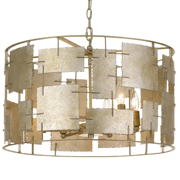 Crystorama BRO-4866-OX Bronson 6 Light Oxidized Silver Chandelier