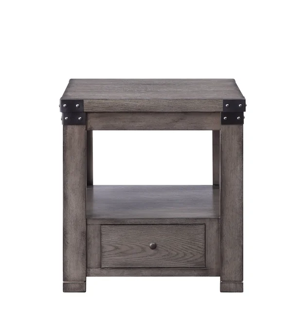 Acme Melville End Table Ash Gray