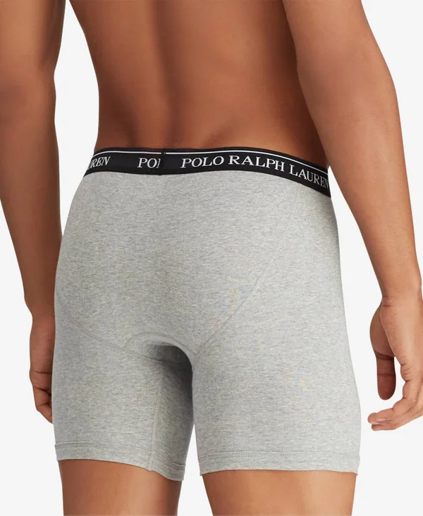 Polo Ralph Lauren Assorted Long Leg Boxer Briefs 3-Pack - M