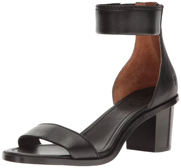 Frye Brielle Back Zip Sandal - Women's Black, 6.5