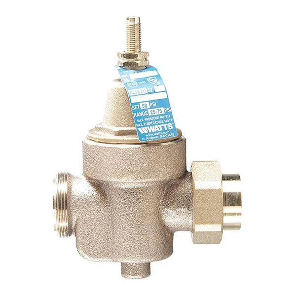 Watts Regulator Water Pressure Reducing Valve, 4-7/8 in. 1 inch Lfn55bm1-u