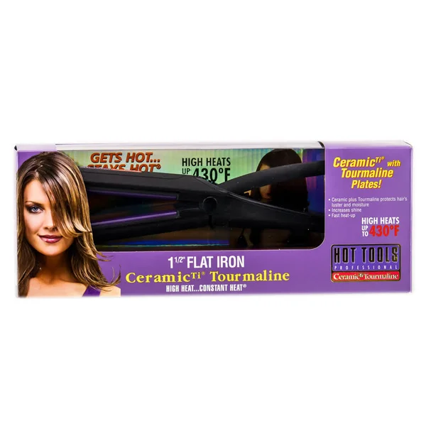 Hot Tools Professional Flat Iron - 1 1/2 Inch Ceramic Titanium