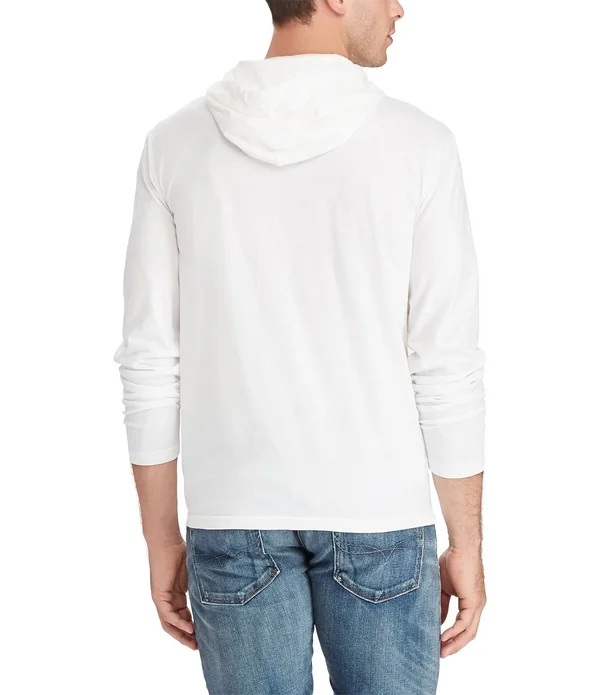 Polo Ralph Lauren Men's Cotton Jersey Hooded T-Shirt Cabana Blue
