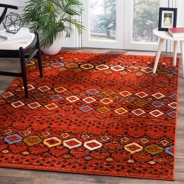 Safavieh Amsterdam AMS108K 5&1x22 x 5&1x22 Square Ivory - Multi Area Rug