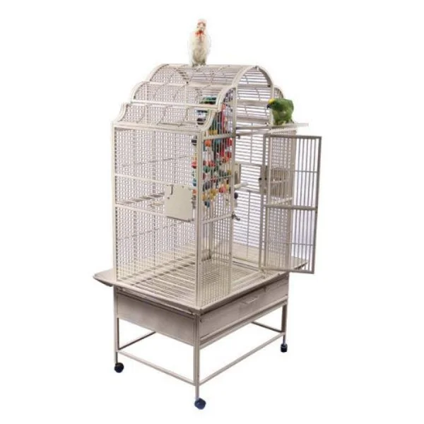 Au0026E Cage GC6-3223 Black 32x22x23x22 Opening Victorian Top Cage