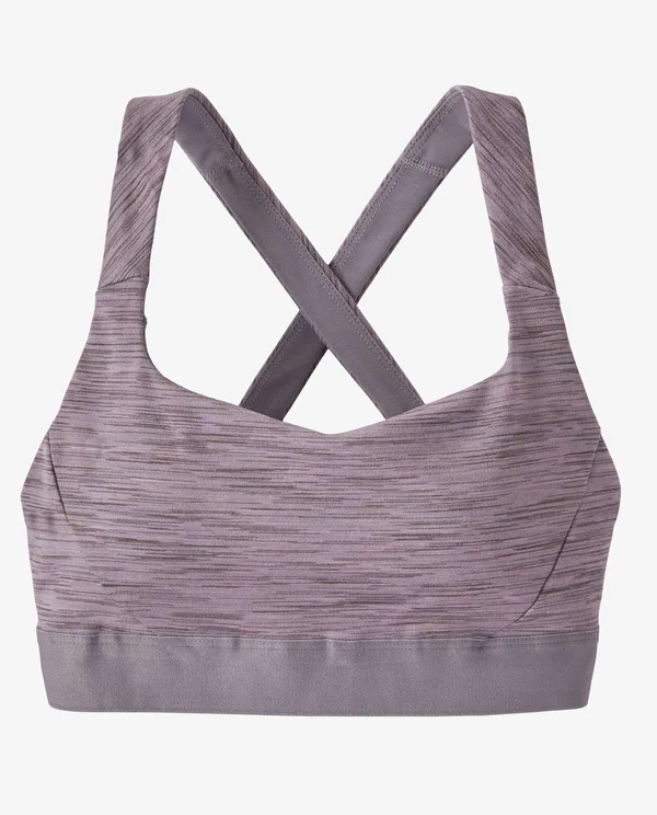 Patagonia Switchback Sports Bra - Women's S Space Dye/Smokey Violet