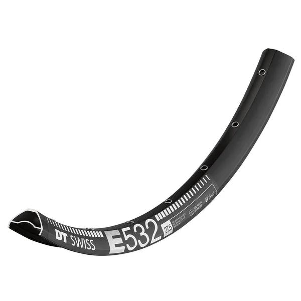 DT Swiss E 532 27.5x22 Tubeless-Ready Disc Rim: 32H Black