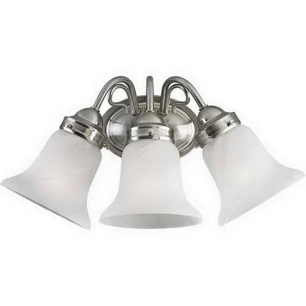Progress Lighting Bedford Bath Vanity Brushed Nickel 3 Light P3369-09