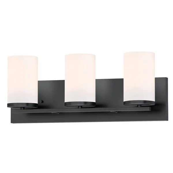 Maxim Lighting 10283SWBK Lateral 3-Light Bath Vanity Black