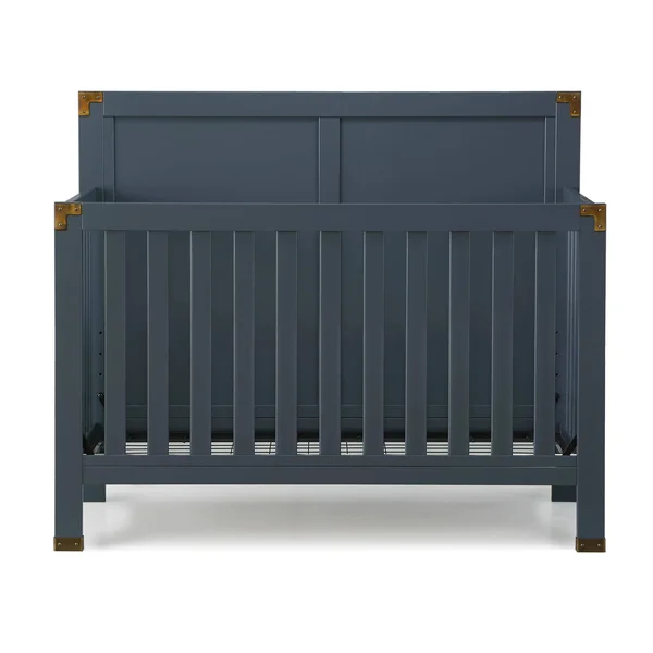 Baby Relax Standard Full-Sized Crib Graphite Blue