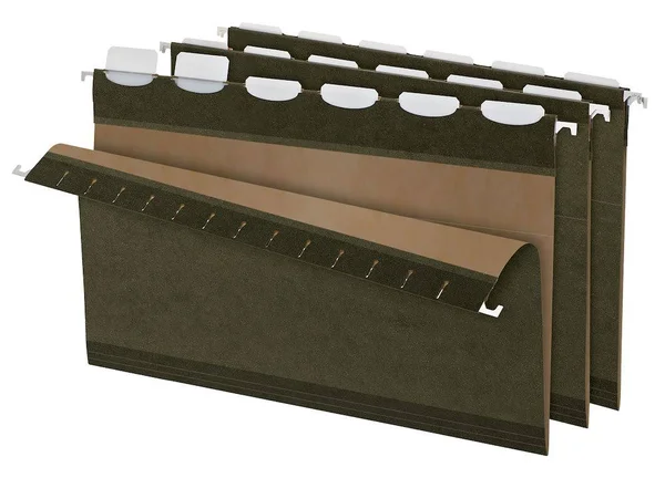 Pendaflex Ready-Tab Reinforced Hanging File Folders, Legal size, 1/6-Cut Tab, Standard Green, 25/Box (PFX42591)