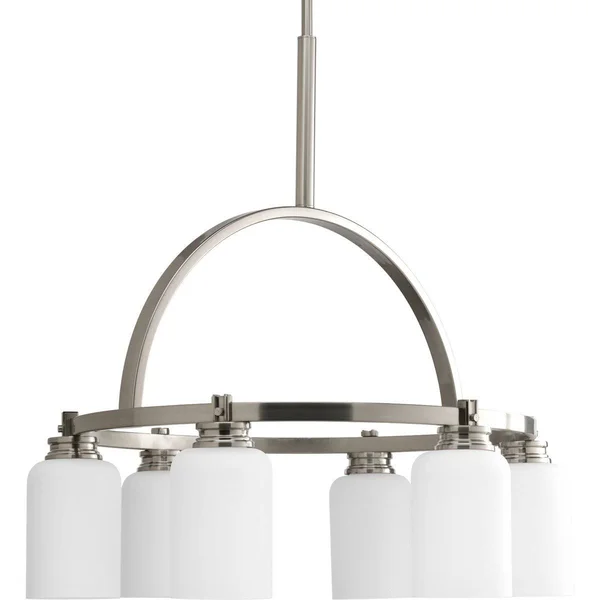 Progress Lighting P4661-09 Orbitz Brushed Nickel 6 Light Chandelier