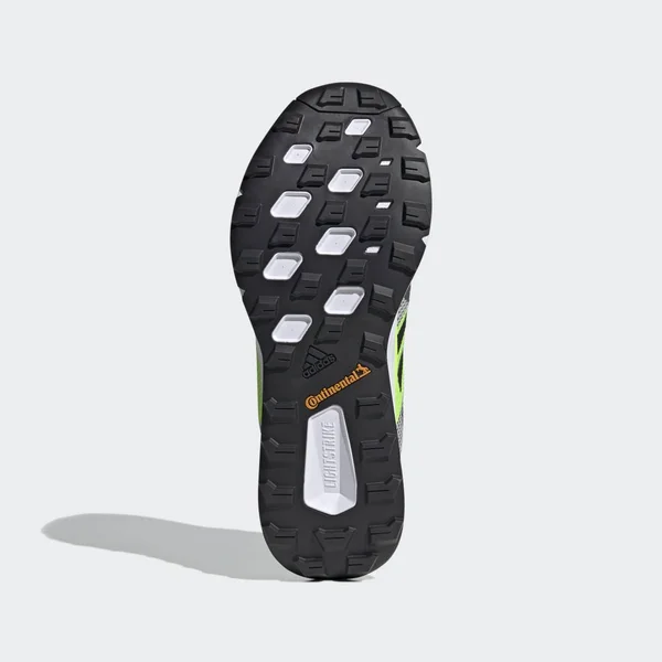 Adidas Terrex Two Trail Running Shoes - Men's - Grey Two, Core Black, Signal Green - 10.5