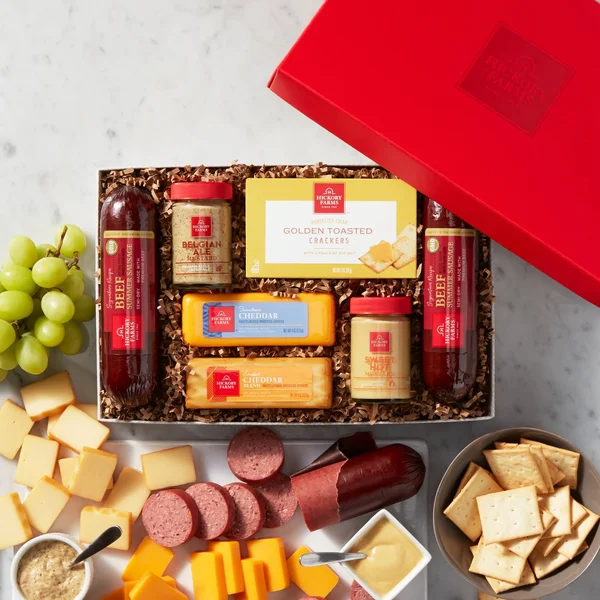 Beef Summer sausage Gift Box - Gourmet cheese Gifts, Hickory Farms