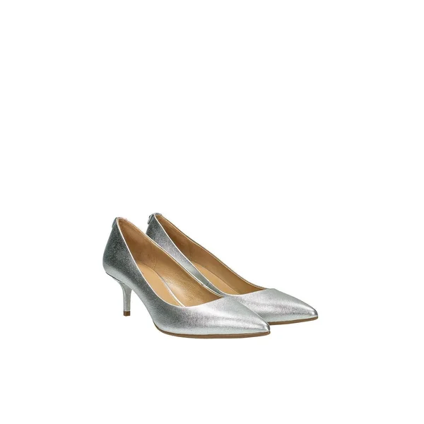 Michael Michael Kors Silver Sara Flex Glitter Pumps