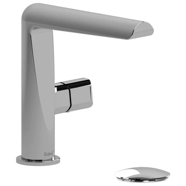 Riobel PBS01C Parabola Single Hole Bathroom Faucet with Drain Assembly Finish: Chrome