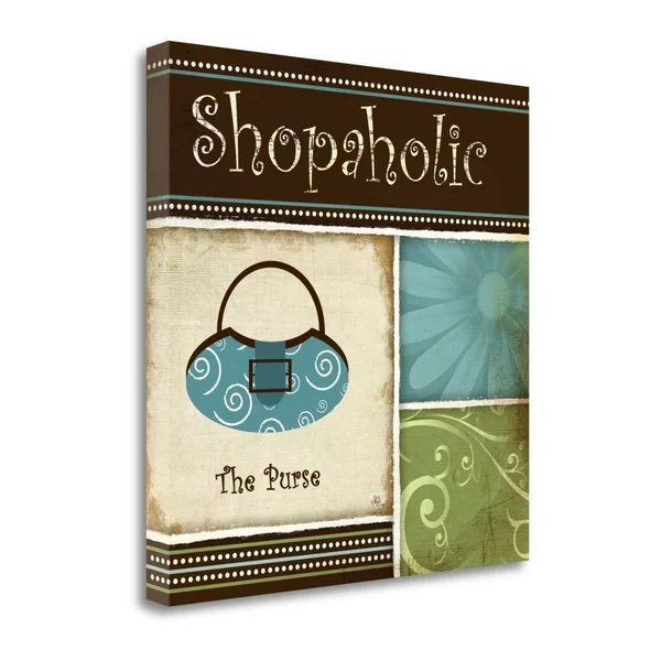 28x22 x 28x22 Shopaholic by Jennifer Pugh Fine Art Giclee Print
