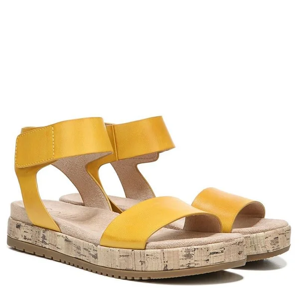 Soul Naturalizer Detail Ankle Strap Sandals - Sunshine