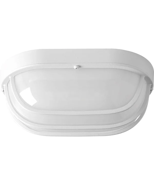 Progress Lighting P3649-3030K9 Bulkheads Outdoor Ceiling Light, White