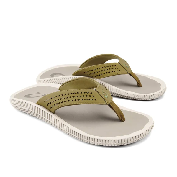 Olukai Ulele - Limu - Mineral Grey - Men’s Beach Sandals