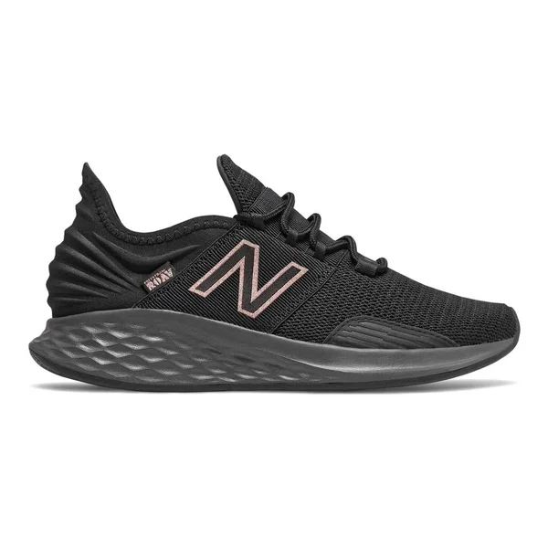 New Balance Women's Fresh Foam Roav Running Shoe - Magnet/Black 7M