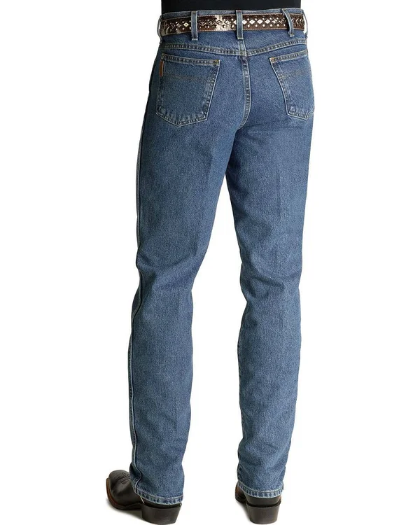 Cinch Apparel Mens Bronze Label Slim Fit Medium Stonewash Jeans - Men's, Gray