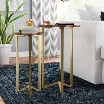 Wrought Studio Sakai 2 Piece Nesting Tables