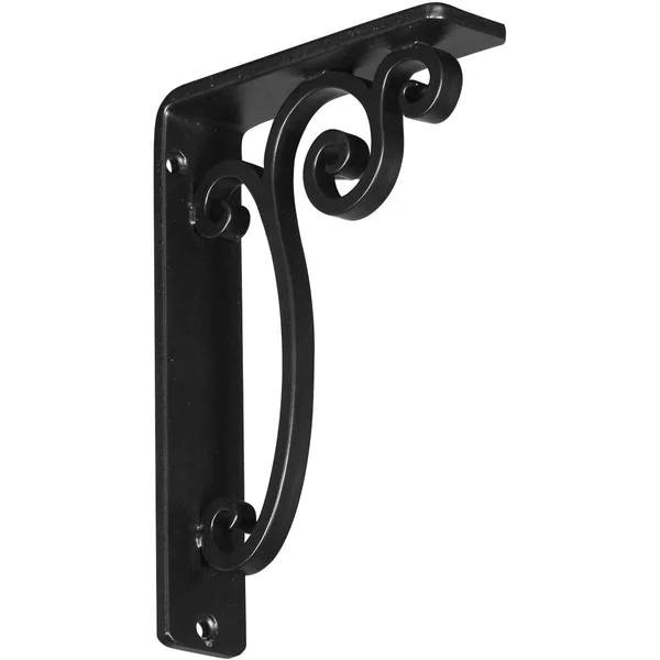 Avery Wrought Iron Bracket Antiqued Copper 1 1/2x22W x 7 1/2x22D x 10x22H - (Single Center Brace)
