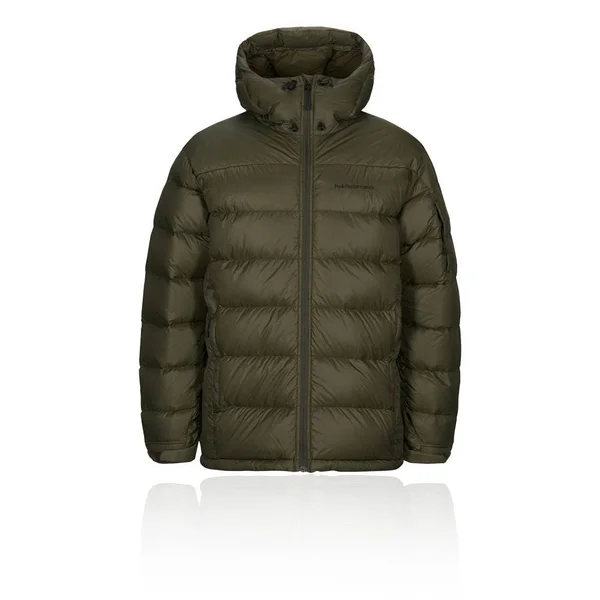 Peak Performance Frost Down Hooded Jacket - Green - Medium