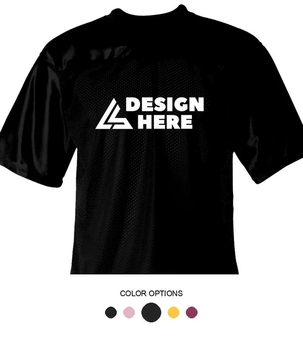 Custom Team Printed Augusta Men's Jerseys - Adult Stadium Replica Football Jersey - Size: L, Black 257