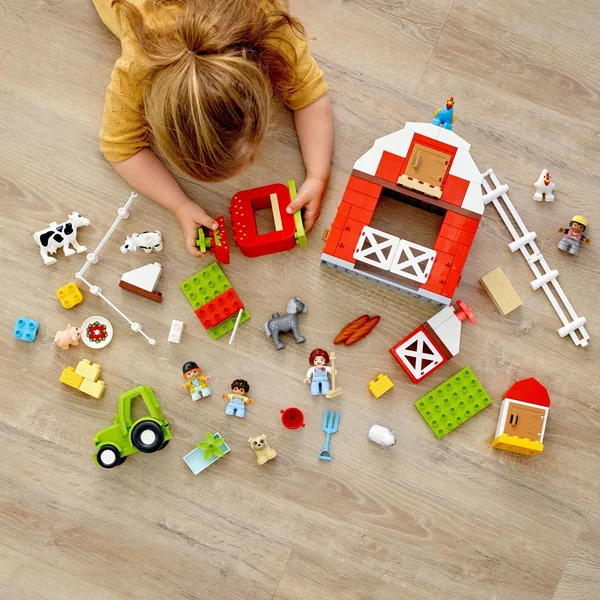 Lego Duplo Town Barn, Tractor & Farm Animal Care 10952