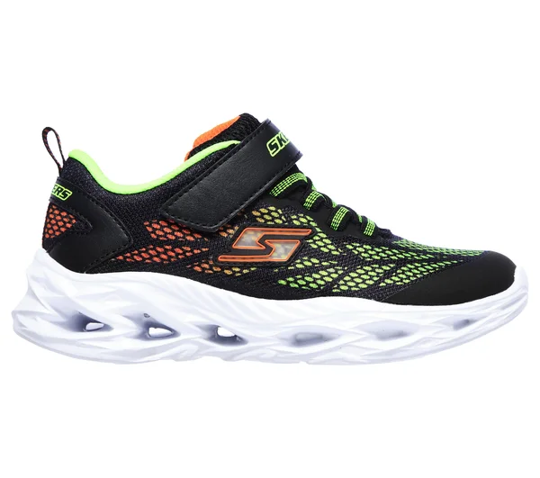 Skechers S Light: Vortex-Flash Black/Lime 3.5