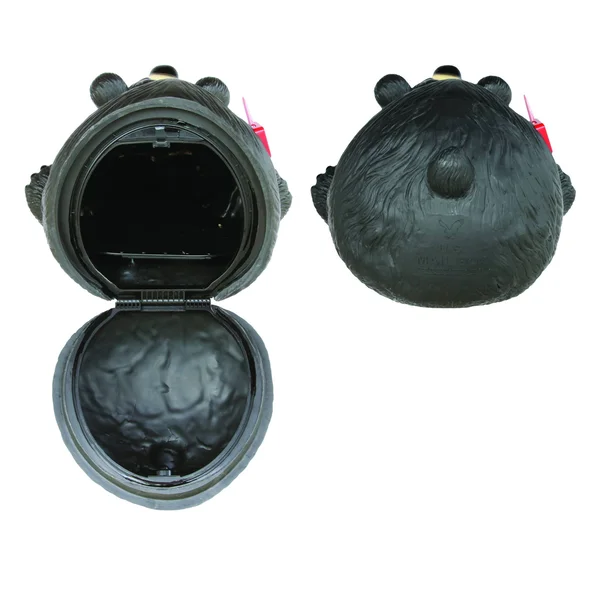 Rivers Edge Black Bear Mailbox-25in x 13.8in x 10.7in