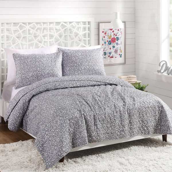Makers Collective Molly Hatch Scroll Dot Quilt Set - Twin - Twin XL