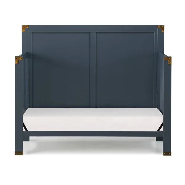 Baby Relax Standard Full-Sized Crib Graphite Blue