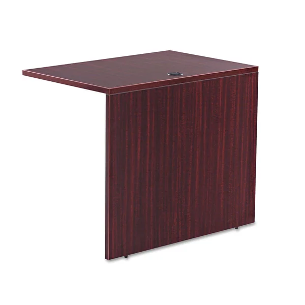 Alera Valencia Series Reversible Return/Bridge Shell 35W x 23 5/8d Mahogany