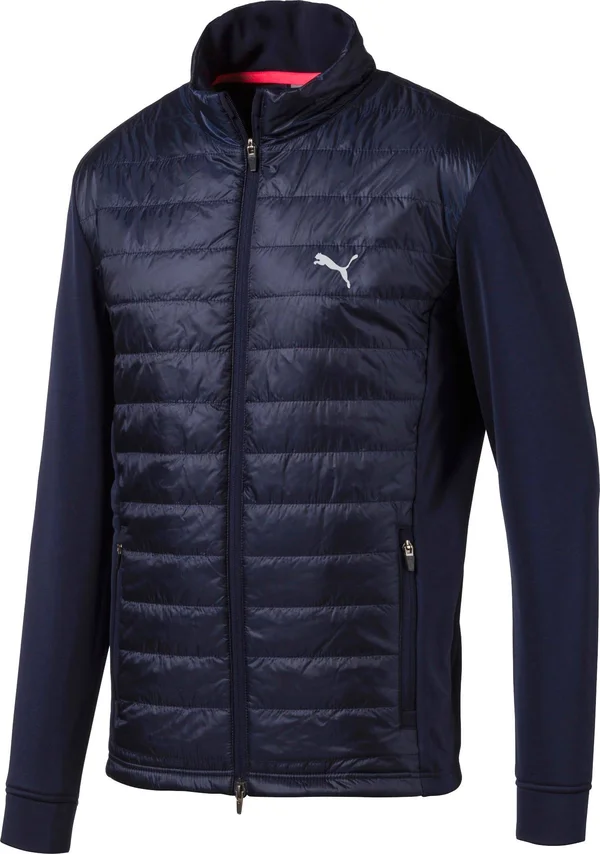 Puma Quilted PrimaLoft Golf Jacket - Peacoat - 3XL