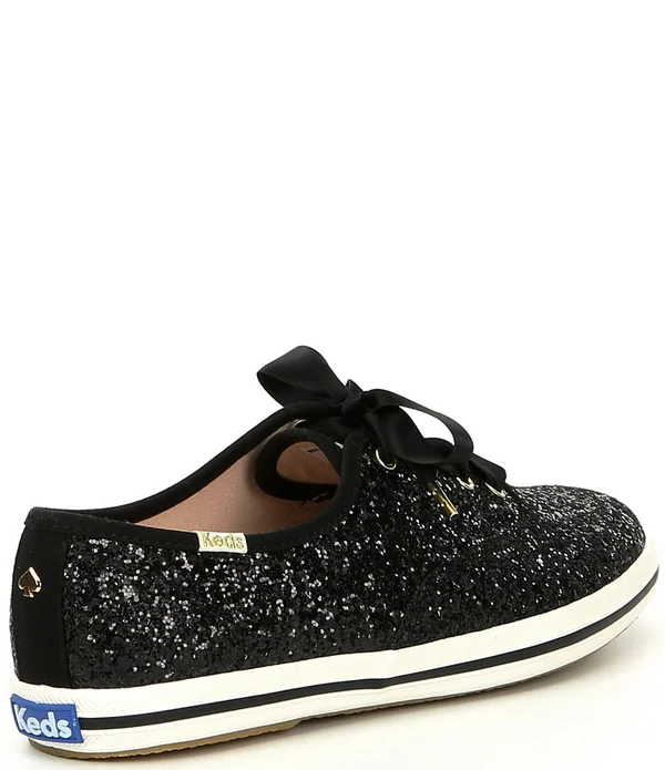 Keds x Kate Spade New York Glitter Sneakers, Platinum - Size 10