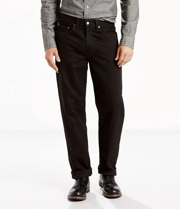 Levi&s 550 Relaxed Fit Jeans-Big & Tall - 50 34, Black