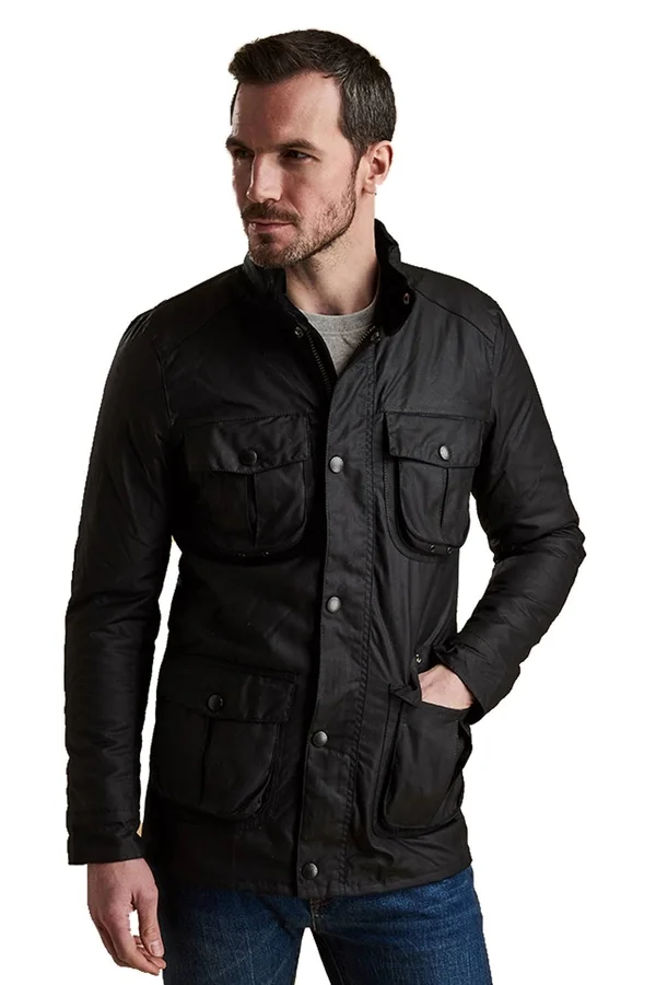 Barbour Wax Jacket Corbridge Black Size L