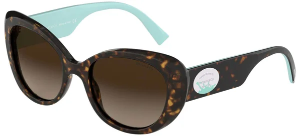 Tiffany TF4153 Havana - Brown Lens Sunglasses