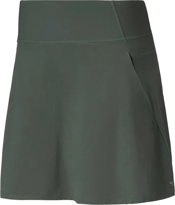 Puma Women's PWRSHAPE Solid Woven Golf Skirt - Thyme - Xs