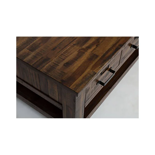 Jofran Cannon Valley Three Drawer Cocktail Table