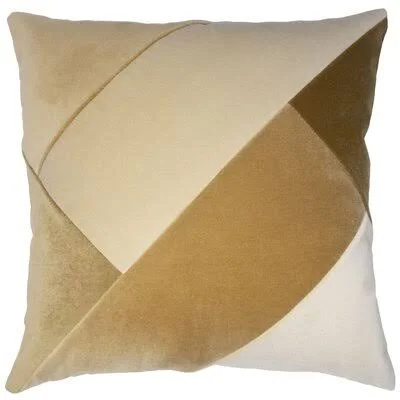 Square Pillow Cover & Insert Square Feathers Ivory & Cream 20x22 x 20x22