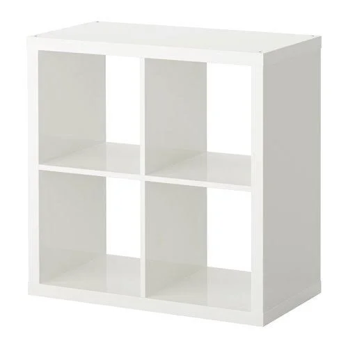 IKEA KALLAX Shelving Unit - Bookcase - Perfect for Baskets or Boxes-77x77 cm (High-Gloss White) by KALLAX, 31.8 x 16.0 x 7.4 inches
