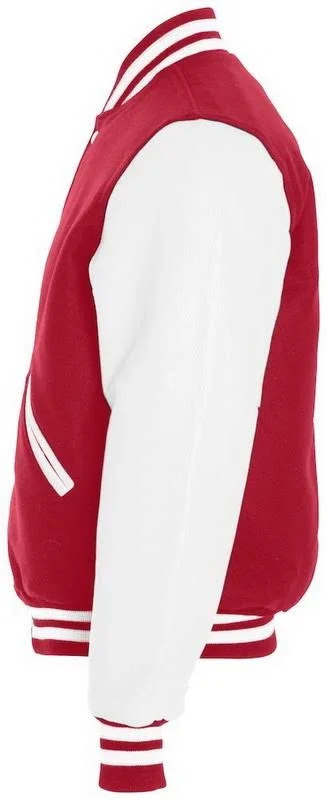 Holloway 224183 - Varsity Jacket - Scarlet/White - XL