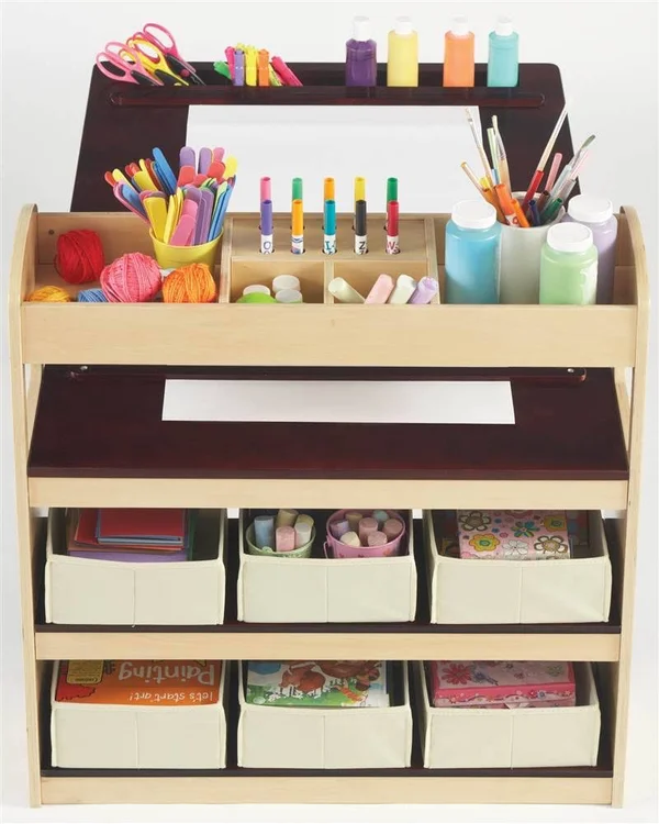 Guidecraft Deluxe Art Center - Size: Kids